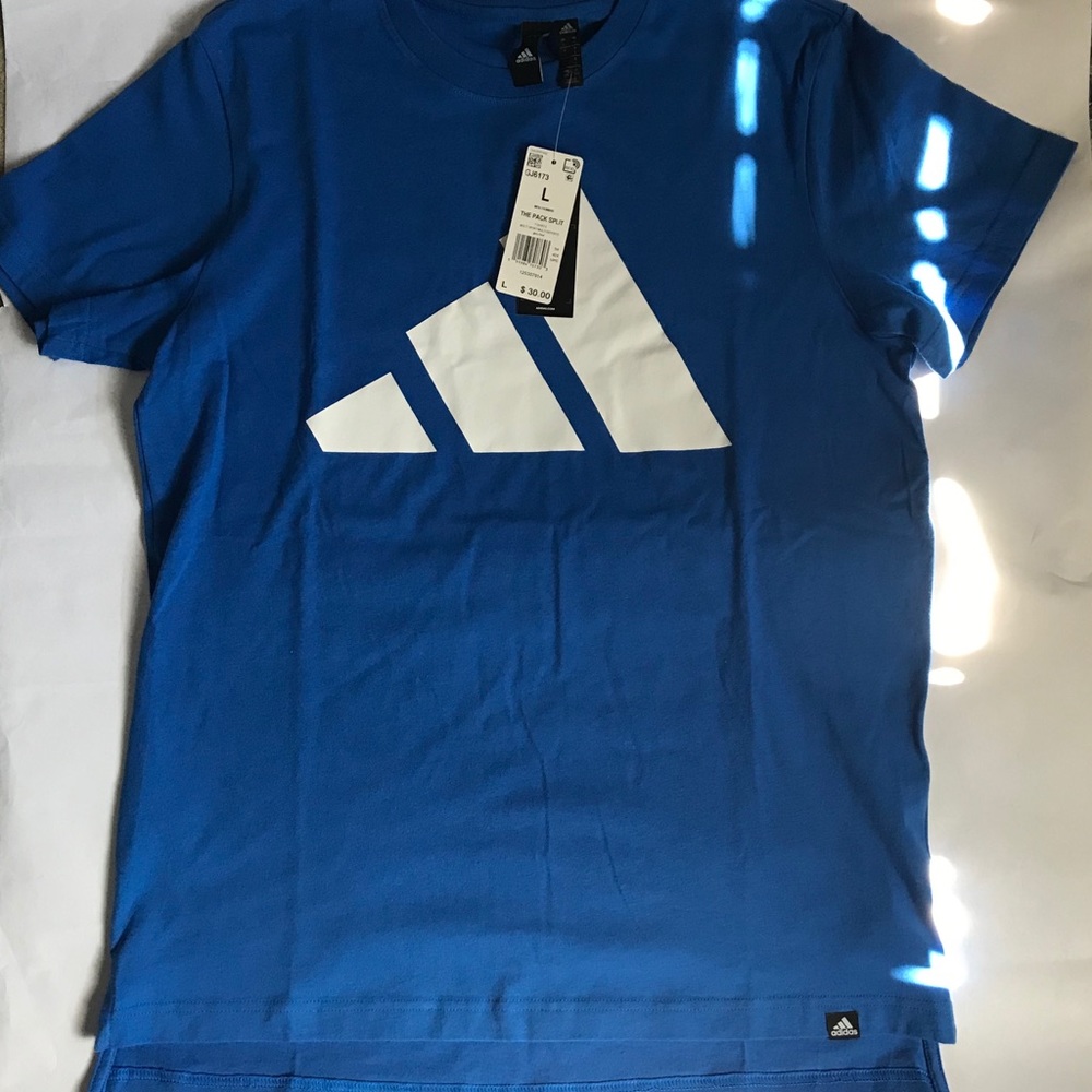 Adidas Men’s The Pack Split T-shirt Blue - Picture 11 of 15